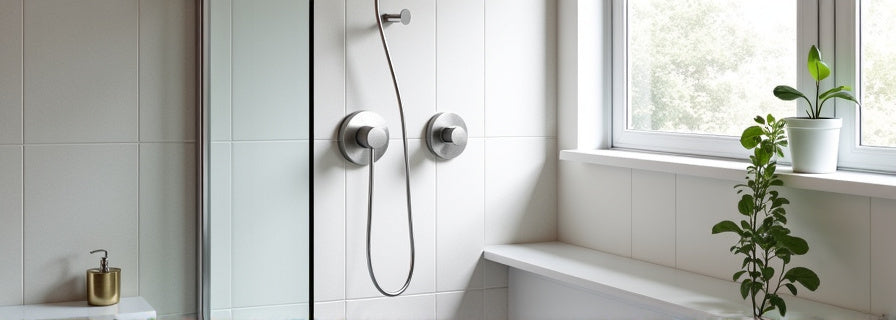 Silver Tiles for Shower