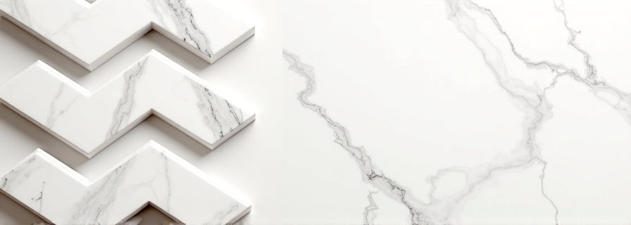 Marble Chevron Tiles