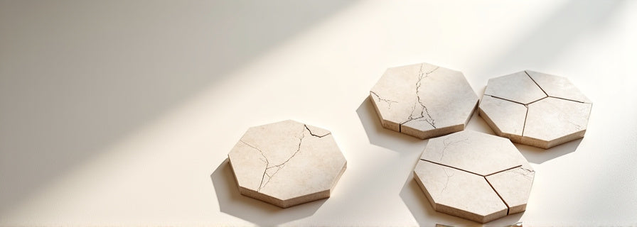 Limestone Hexagon Tiles
