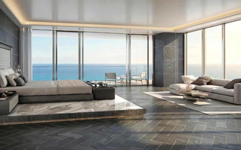 Montauk Black Tiles