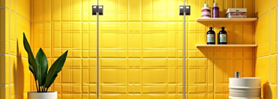 Yellow Tiles for Shower