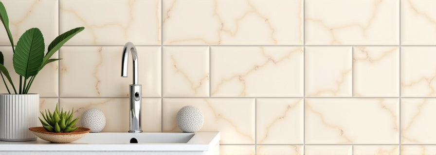 Cream Tiles for Bathroom