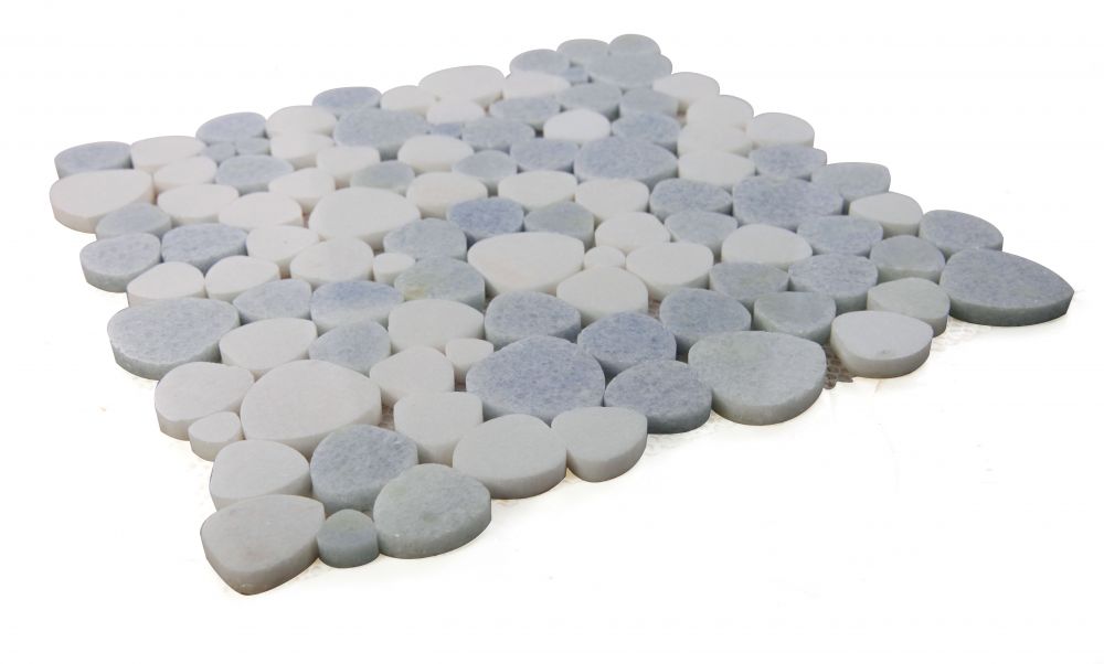 Aphrodite Crystal Ocean Pebble Mosaic Tile