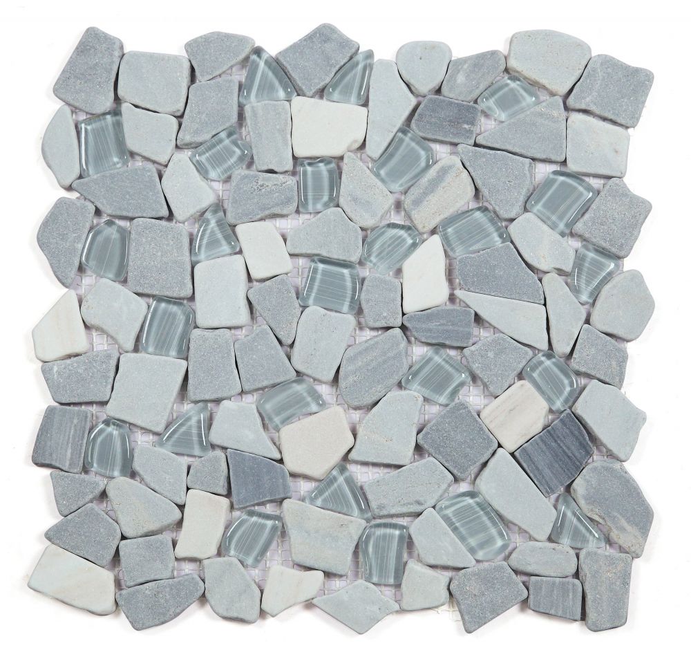 Pebble Blue Mosaic Tile