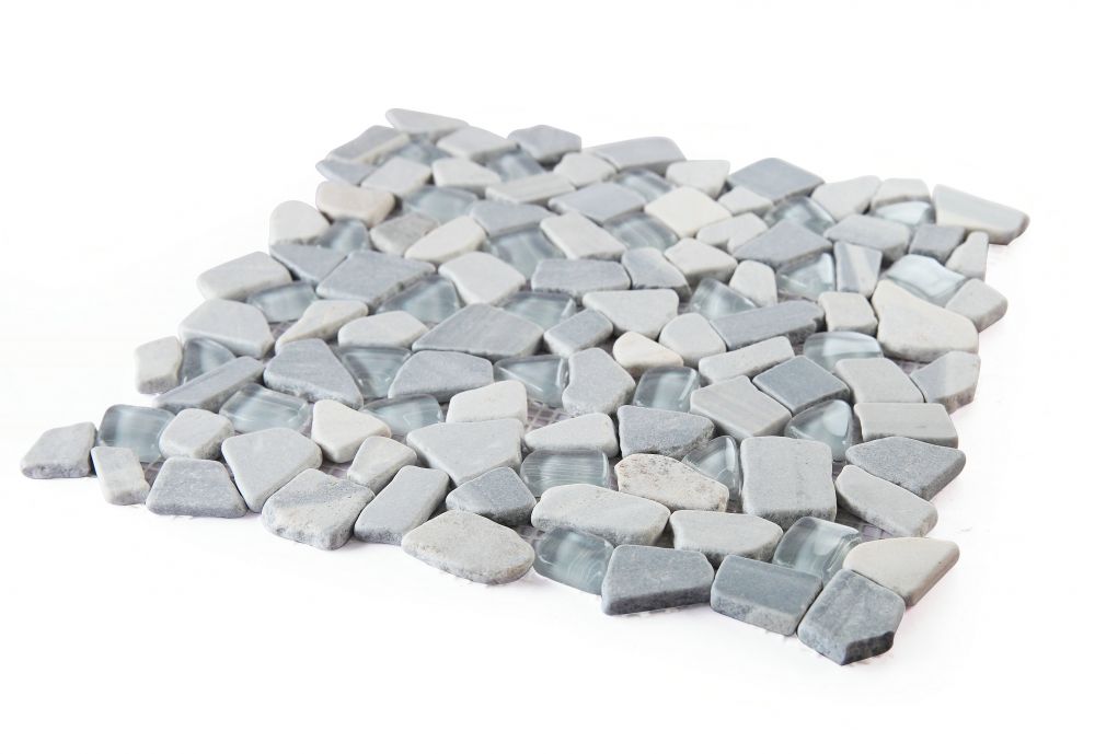 Pebble Blue Mosaic Tile