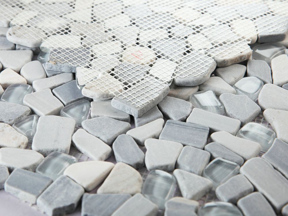 Pebble Blue Mosaic Tile