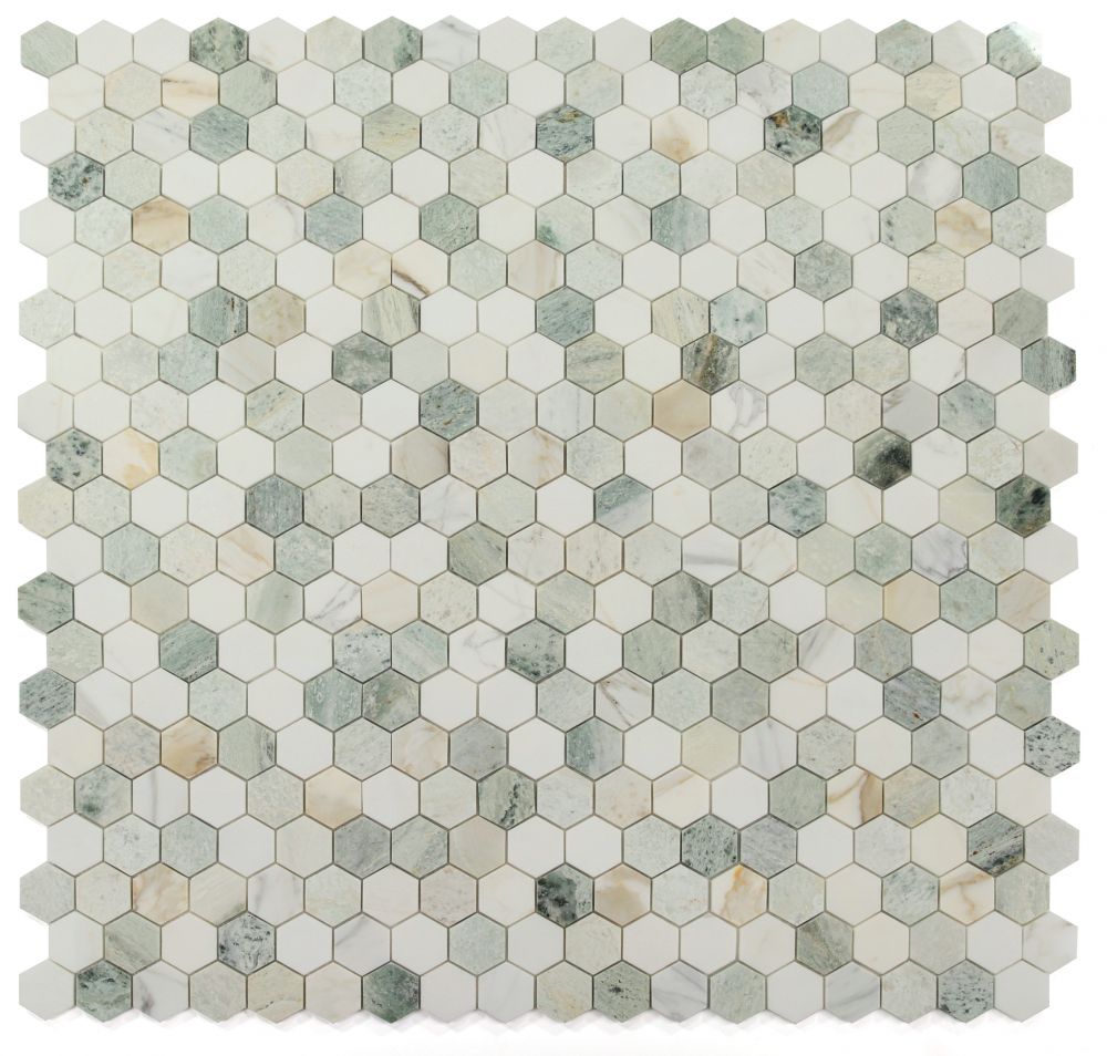 Hexagon Spring Mosaic Tile