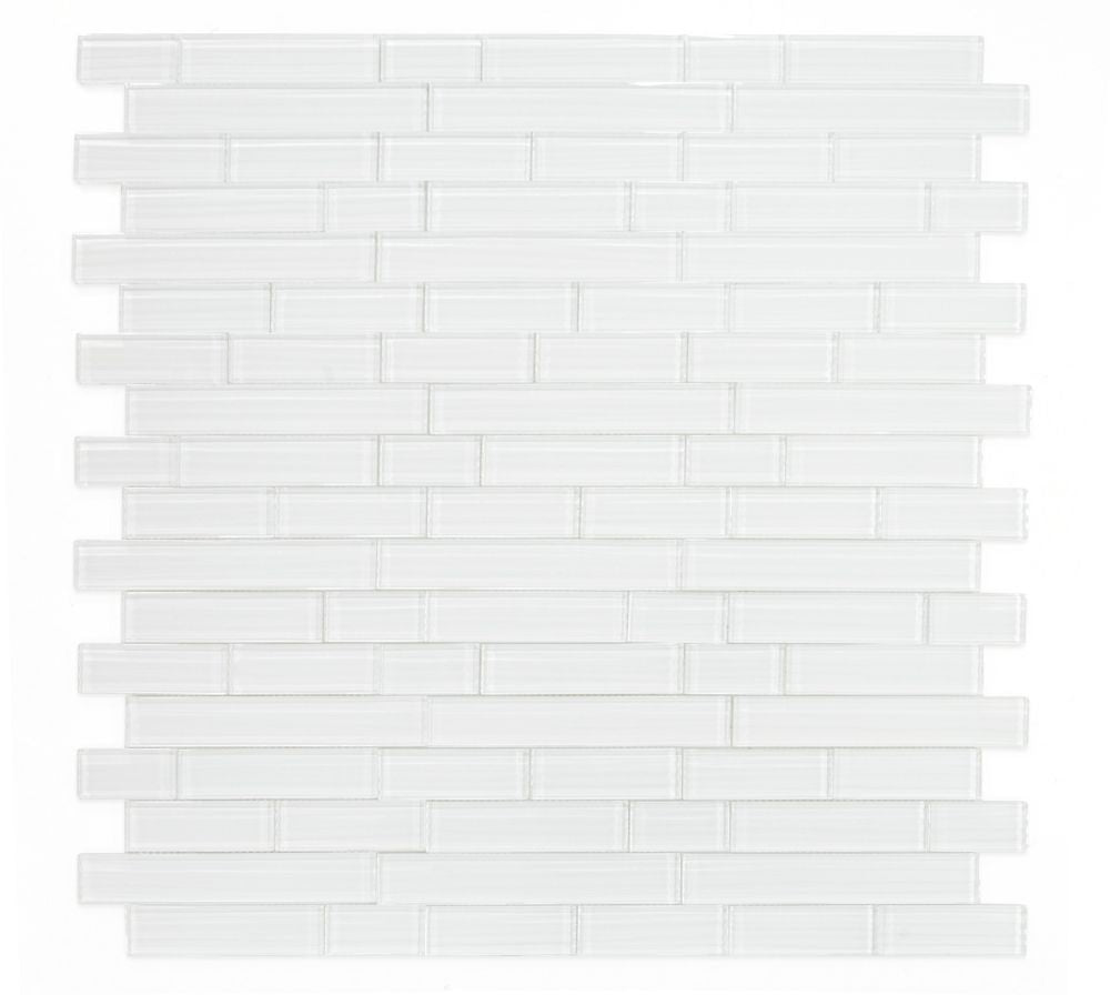 Casale Silver White Multi Size Subway Mosaic Tile
