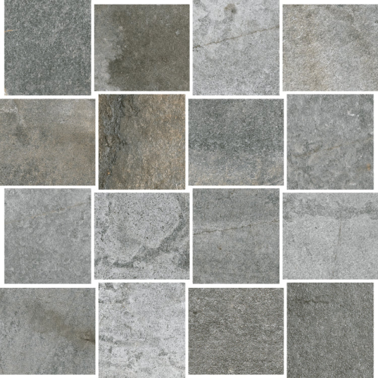 GRID GRIS Johnson ceramic floor Tiles.