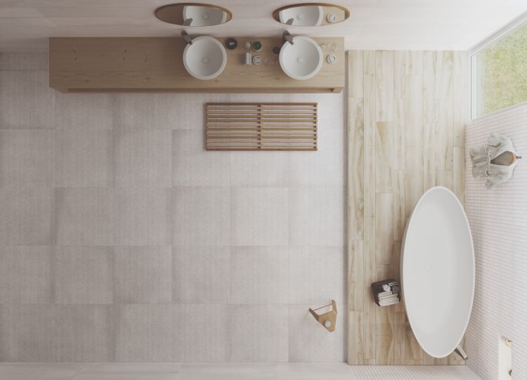 Grey Bathroom Floor Tiles
