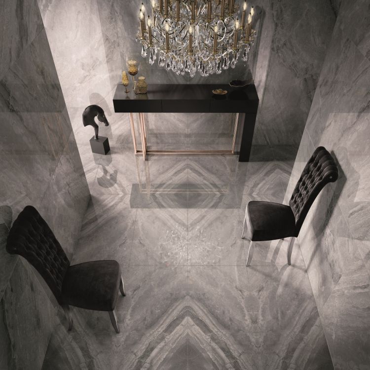 Supreme Silver R L Tile Levigato 24 x 48