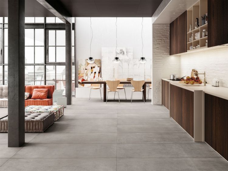 Plain Nickel Tile Matte 30 x 60