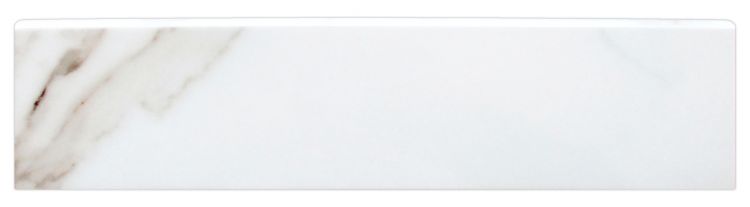 Trilogy Calacatta White Soft Tile 3 x 12 Bullnose
