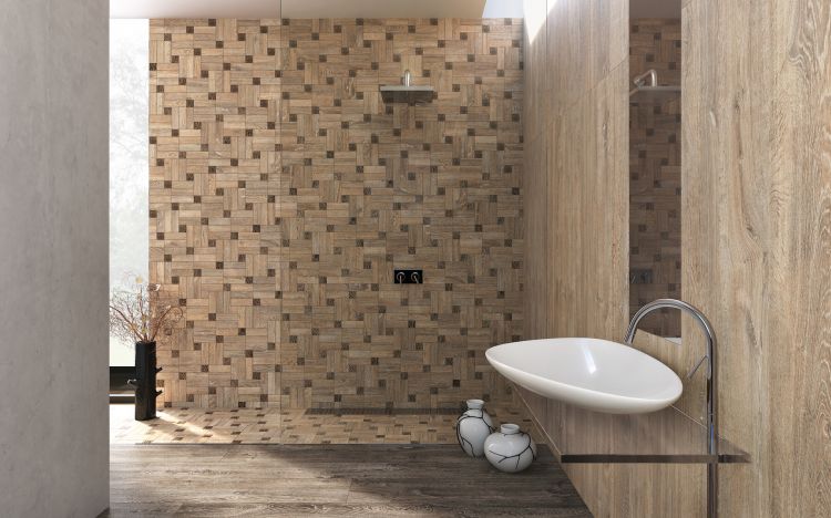 OB01 Beige Mosaic 14 x 16