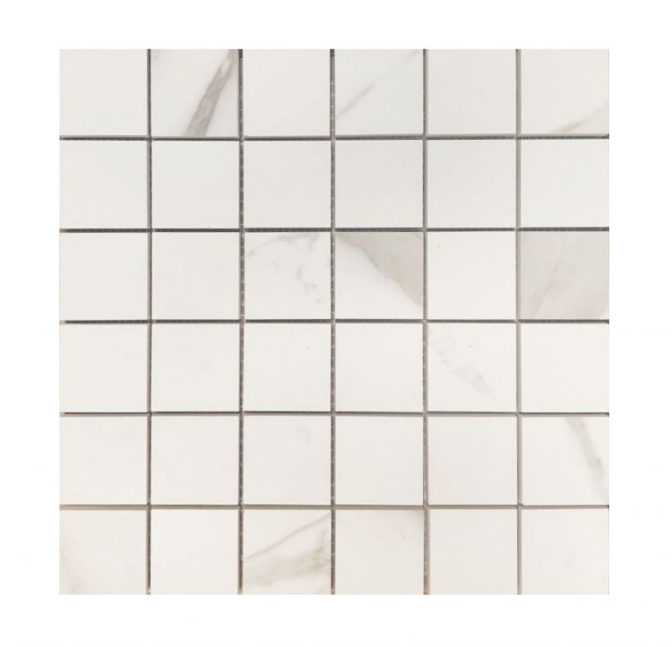 Prestigio Calacatta Mosaic Tiles.