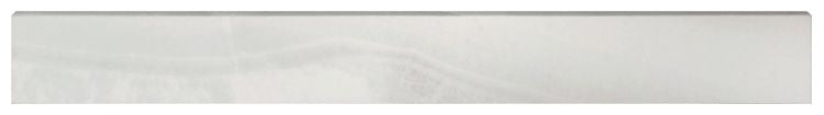 Akoya Silver Bullnose Molding Polished 3 x 24