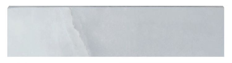 Reves Bleu Glossy Bullnose 3 x 12