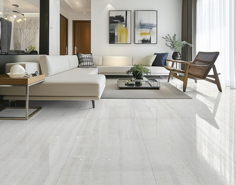 OL Onyx White Tile Polished 24 x 48