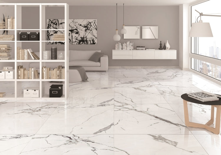 Malaysia Carrara Pre Tile Polished 24 x 24