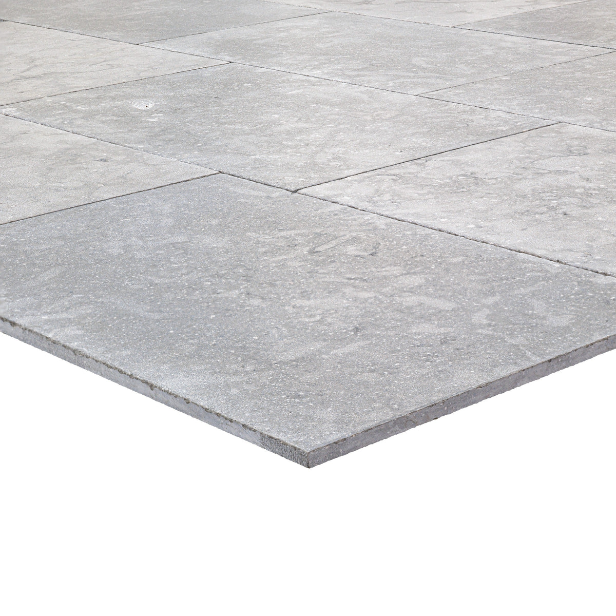 Antigo Lagos Blue Blend Limestone Tile, 16 x 24, Distressed