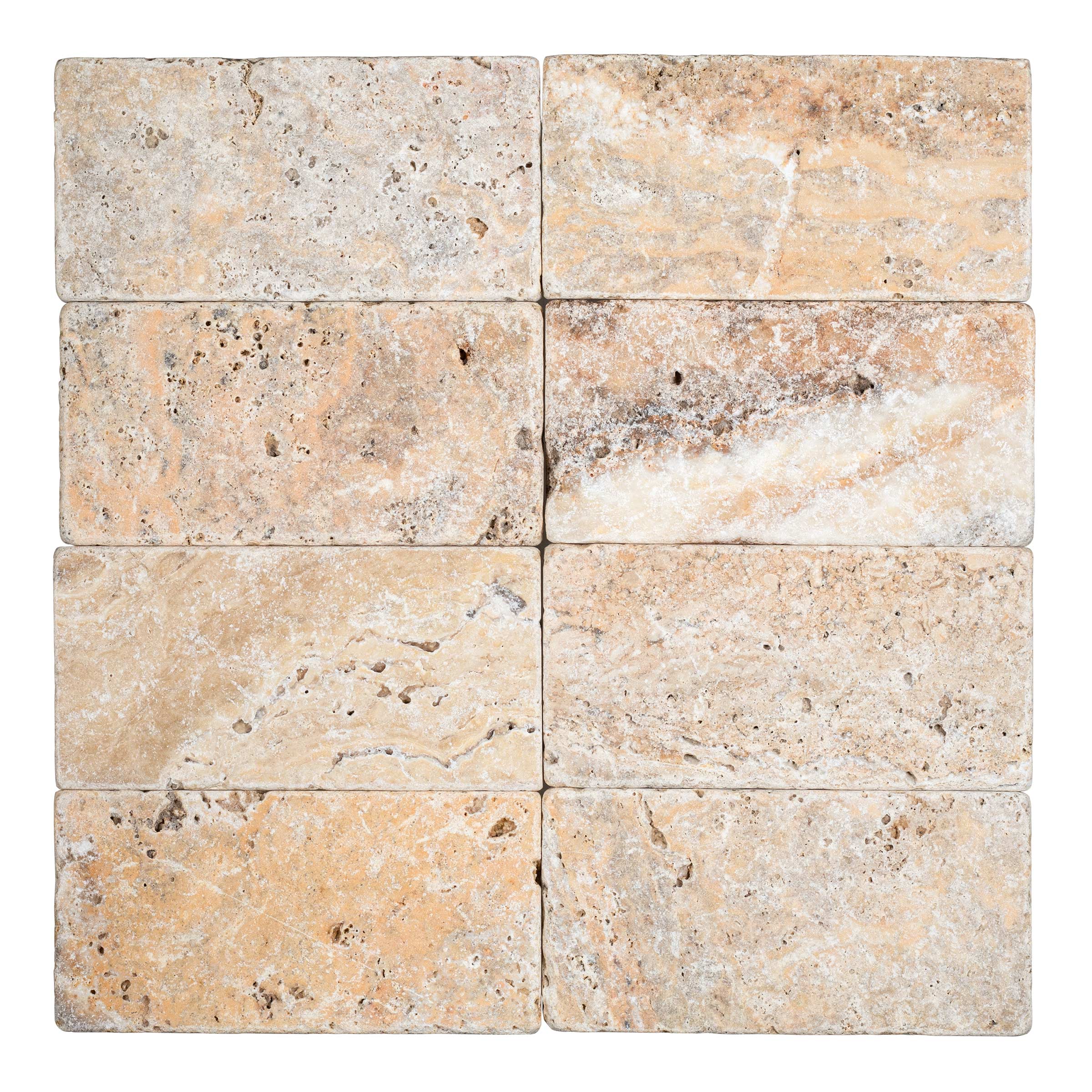 Mixed (Gold/Ivory/Noce) - Square 1"