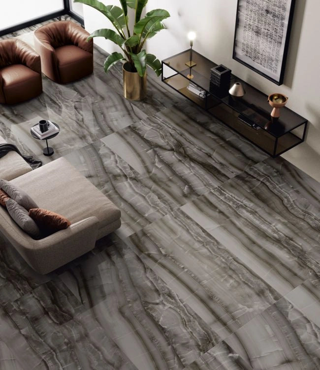 Akoya Ocean Matte 12 x 24