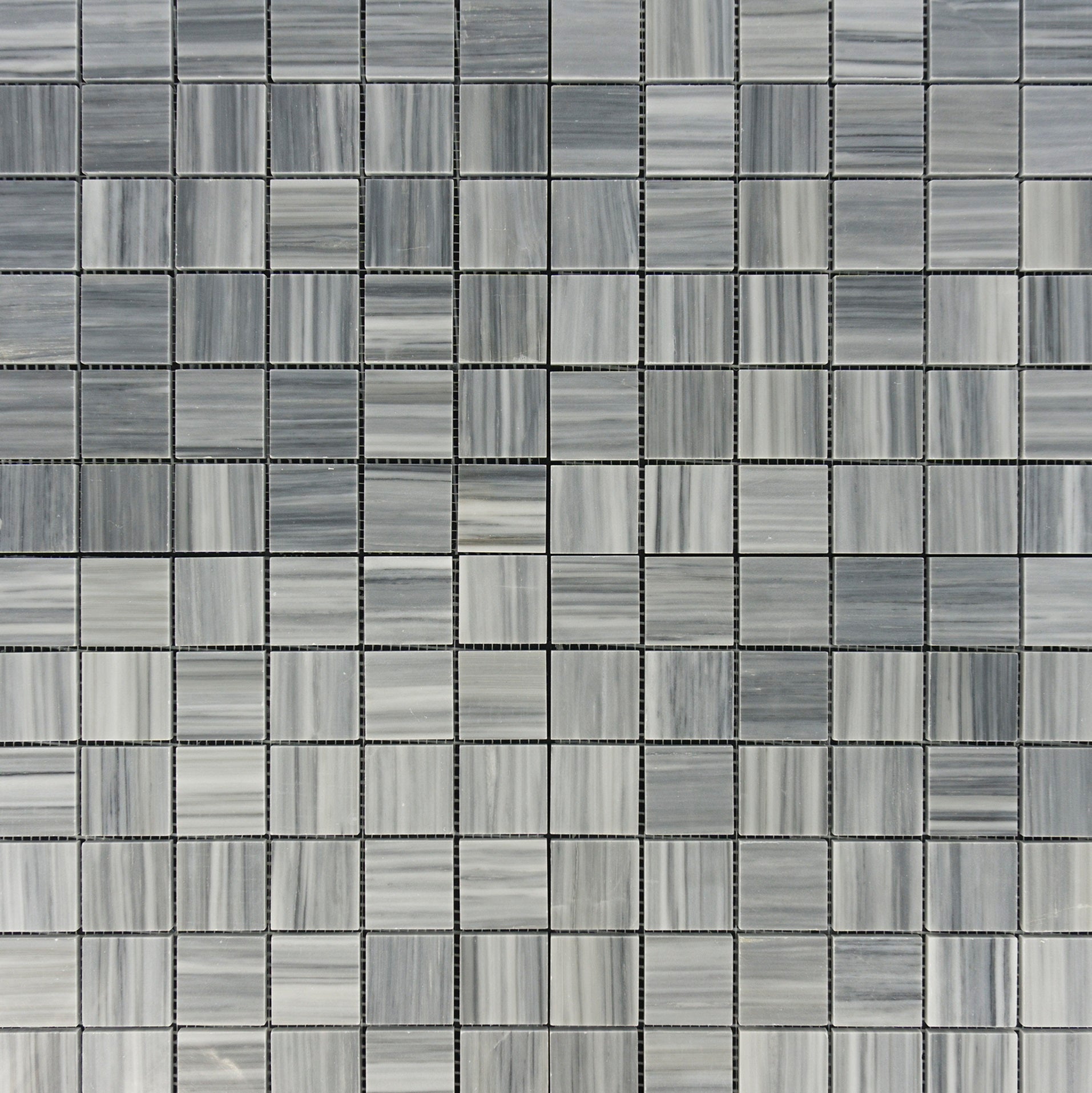 Bardiglio Imperiale Vein-Cut Square 2x2 Polished Mosaic