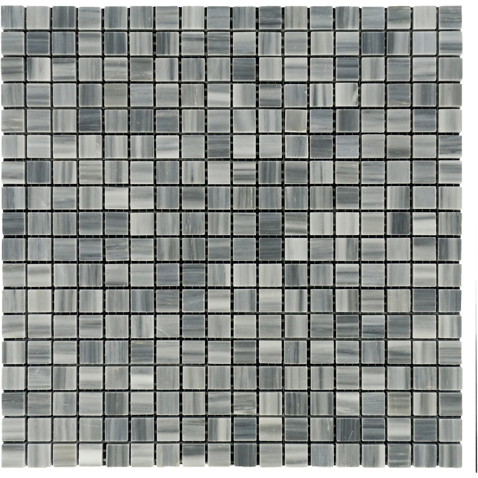 Bardiglio Imperiale Vein-Cut Square 5/8x5/8 Polished Mosaic