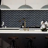 Bay Blue 2x6 Ceramic Tiles for Elegant Kitchen Backsplashes