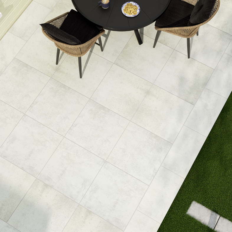 Beton Blanco Arterra Porcelain Paver - Sold per box - 2 pcs/box (8 sf/box)