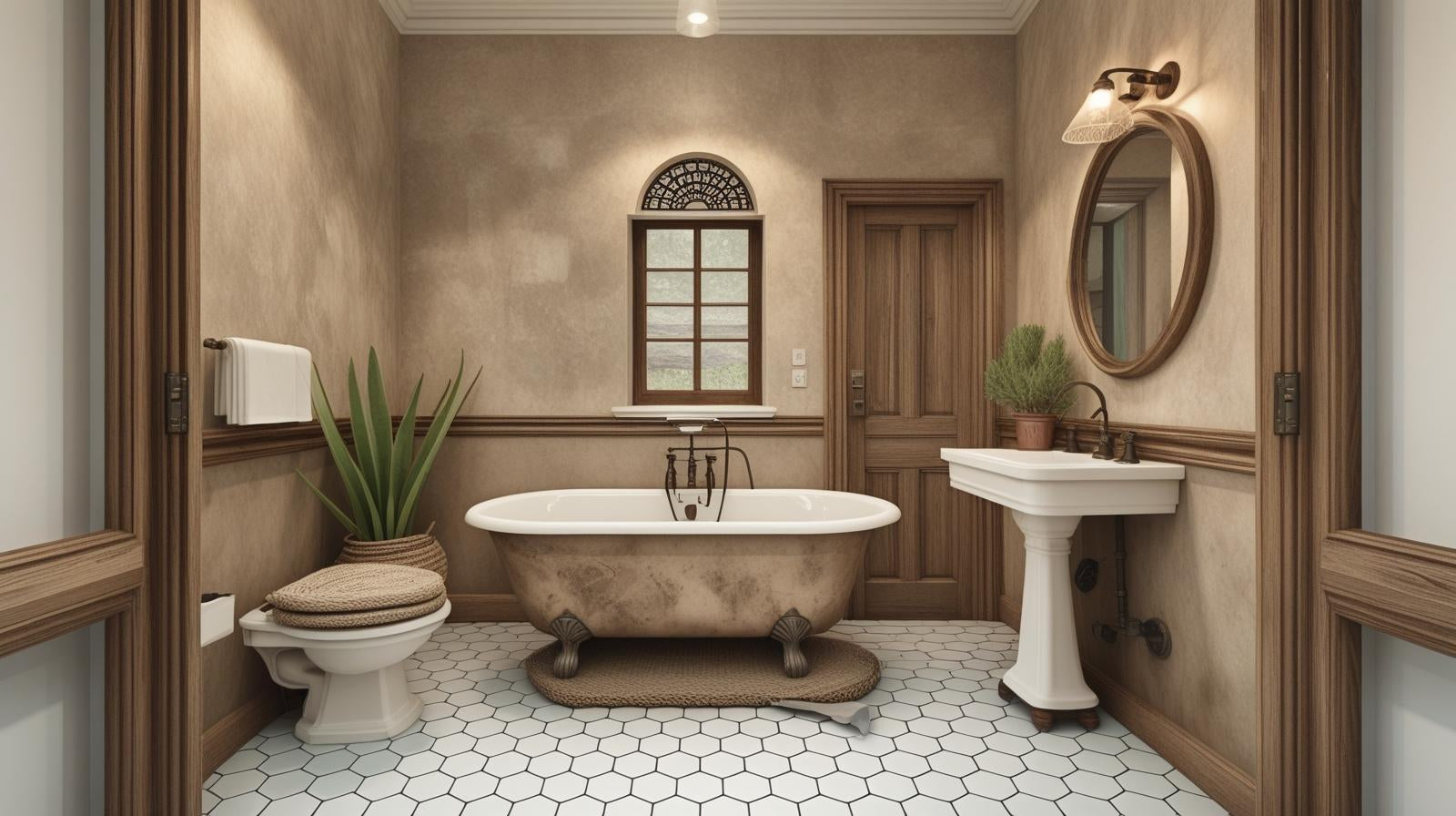 Bianco Dolomite Marble Hexagon 4" Mosaic