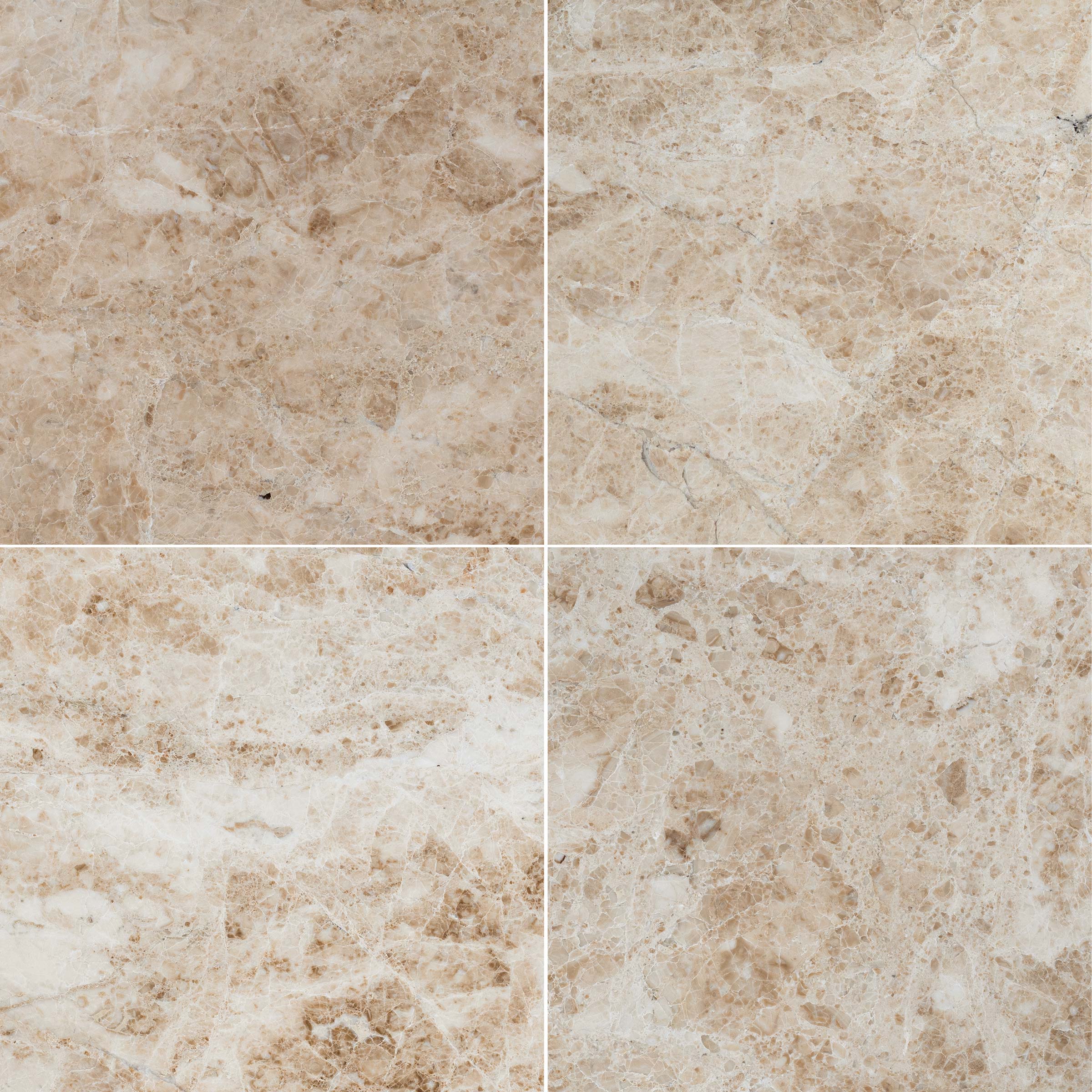 Crema Cappuccino Polished Marble Tile 24x24