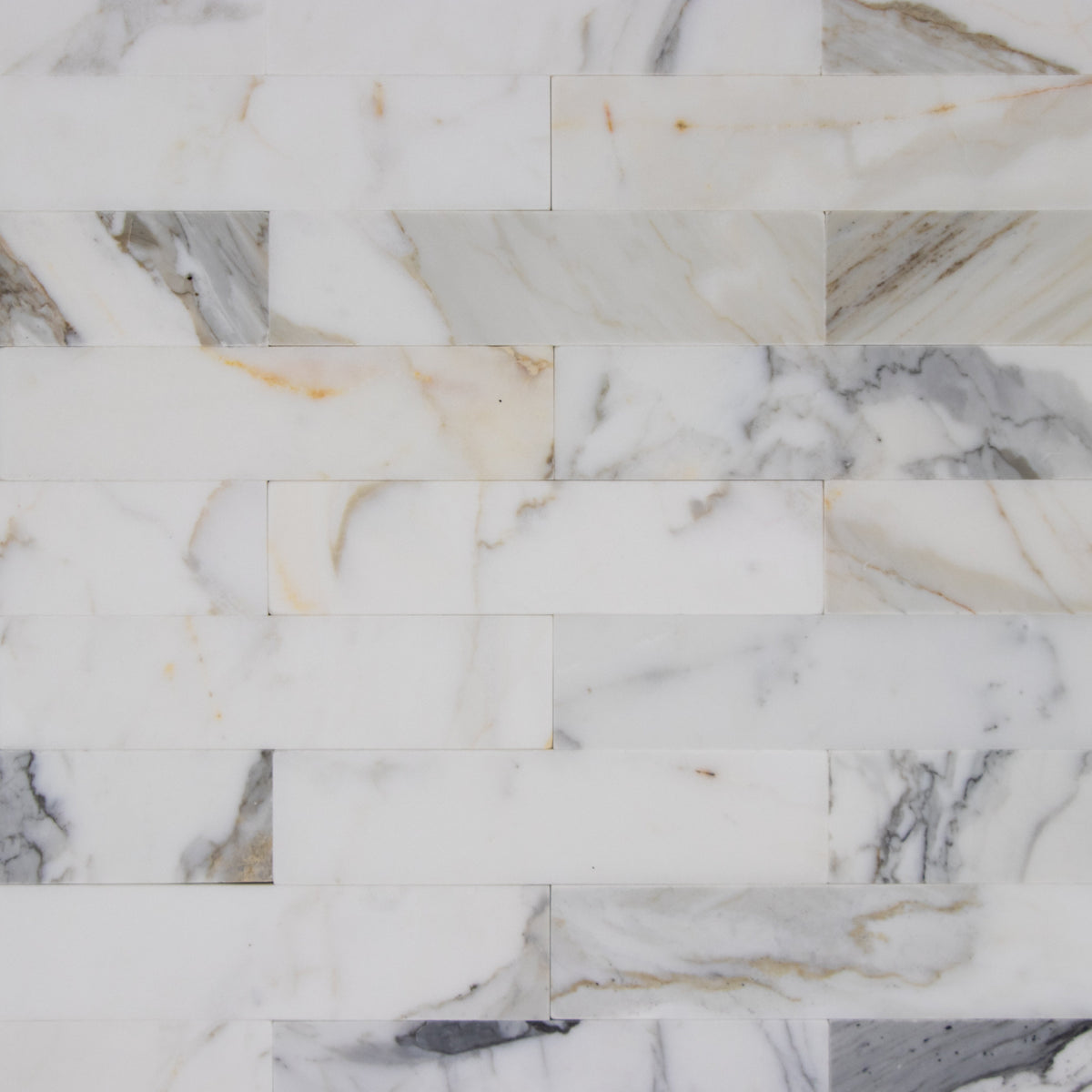 Calacatta Gold Marble Tile, Calacatta Gold Marble Tile 2 x 8