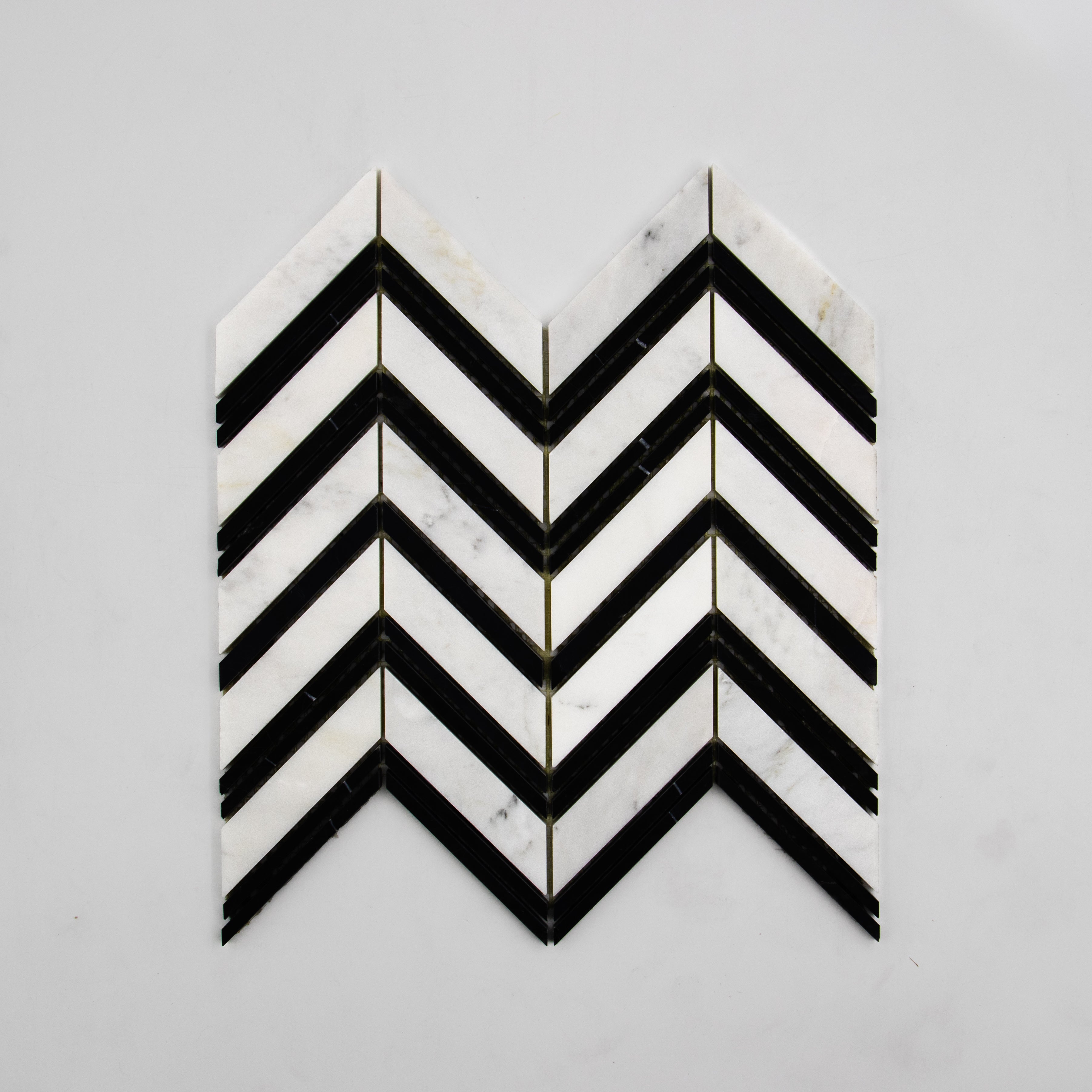 Asian Statuary Chevron Marble.