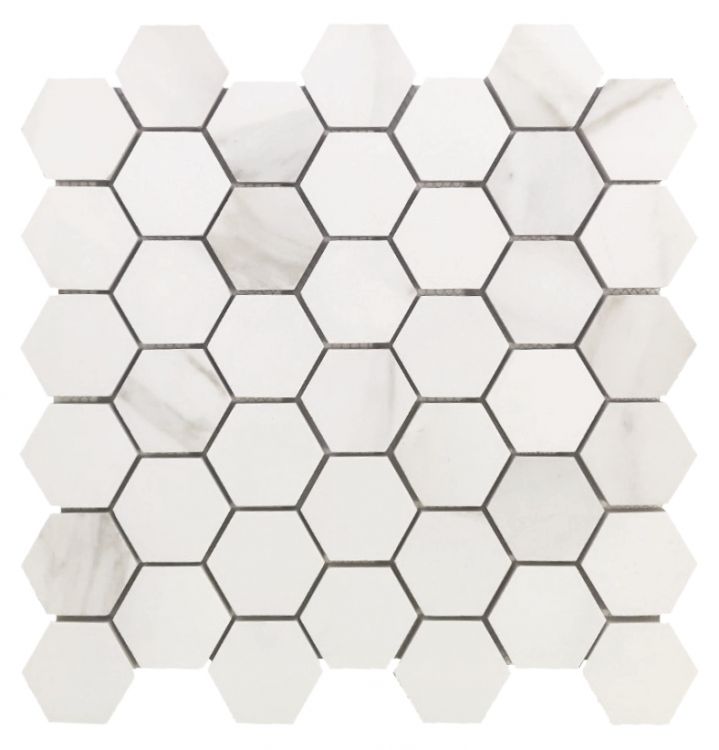 Eastern White Luxury Mosaic Tiles. 