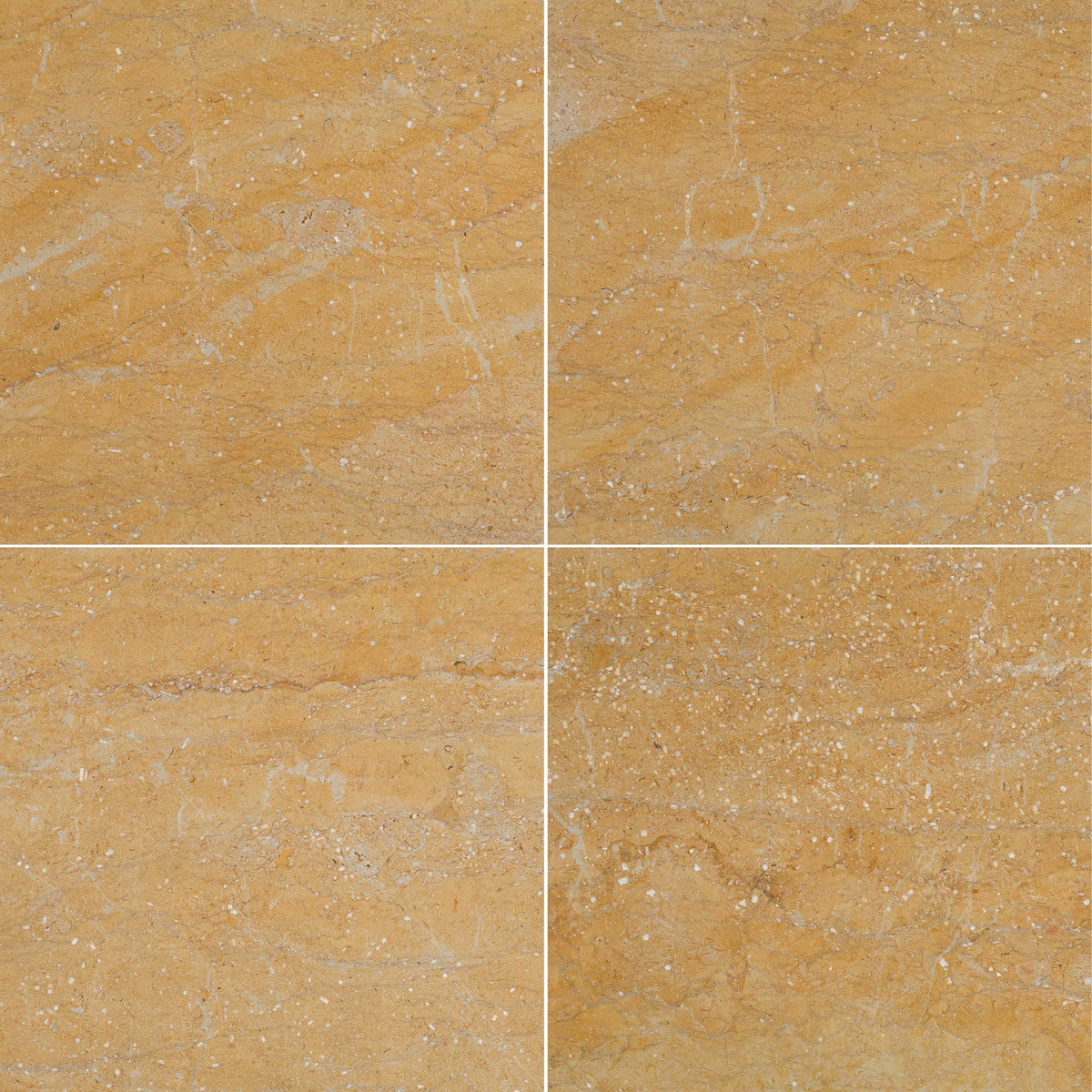 Giallo Reale Marble Tile, 12 x 12, Polished