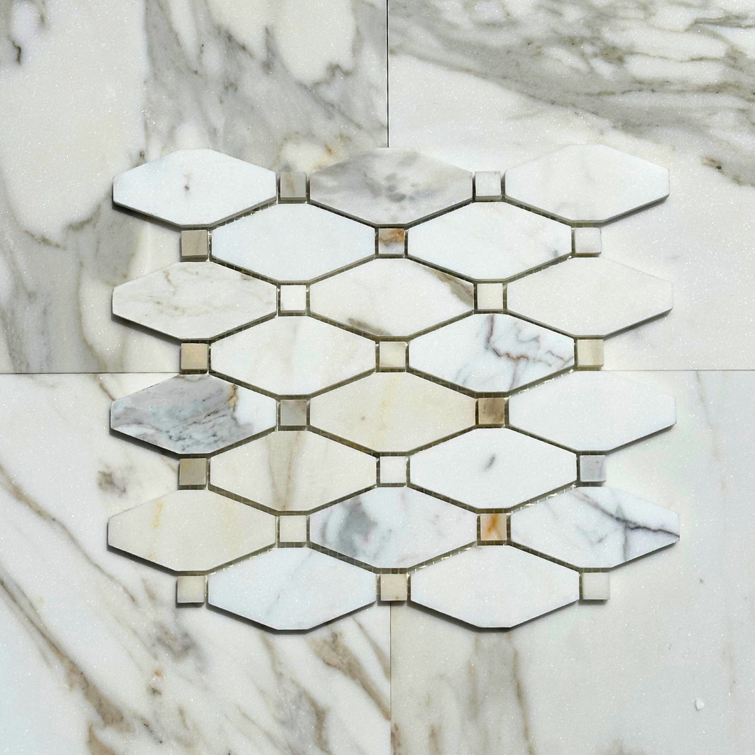 Calacatta Gold Octave with Calacatta Mosaic