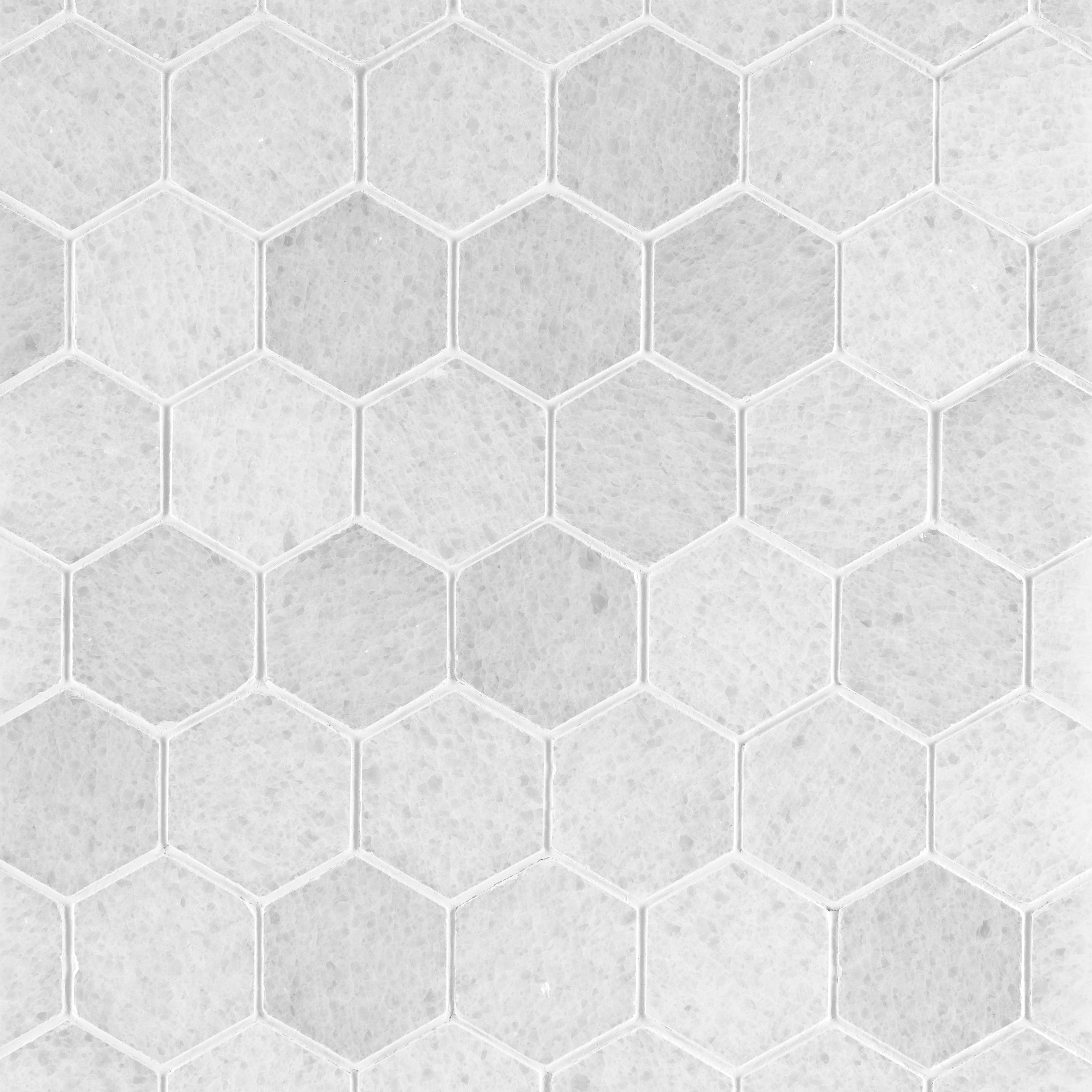 Polar White - Hexagon 2"