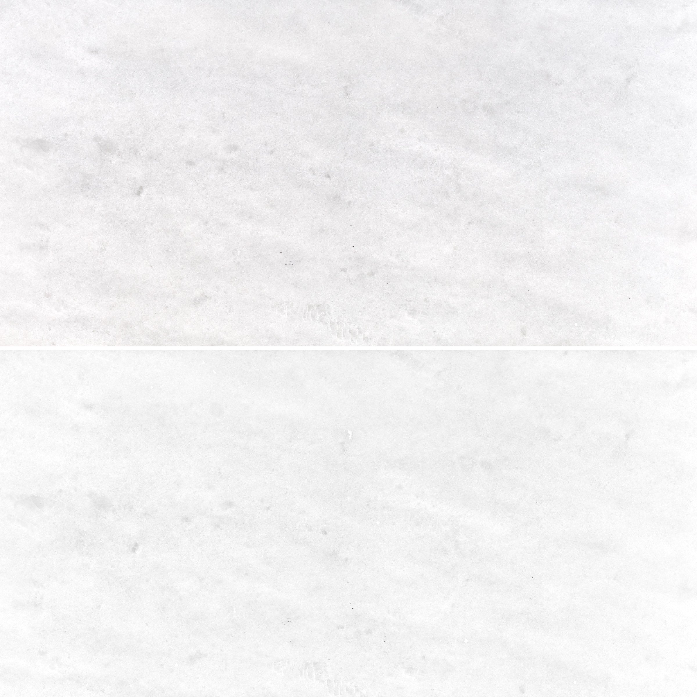 Polar White Polished Marble Tile 6x12