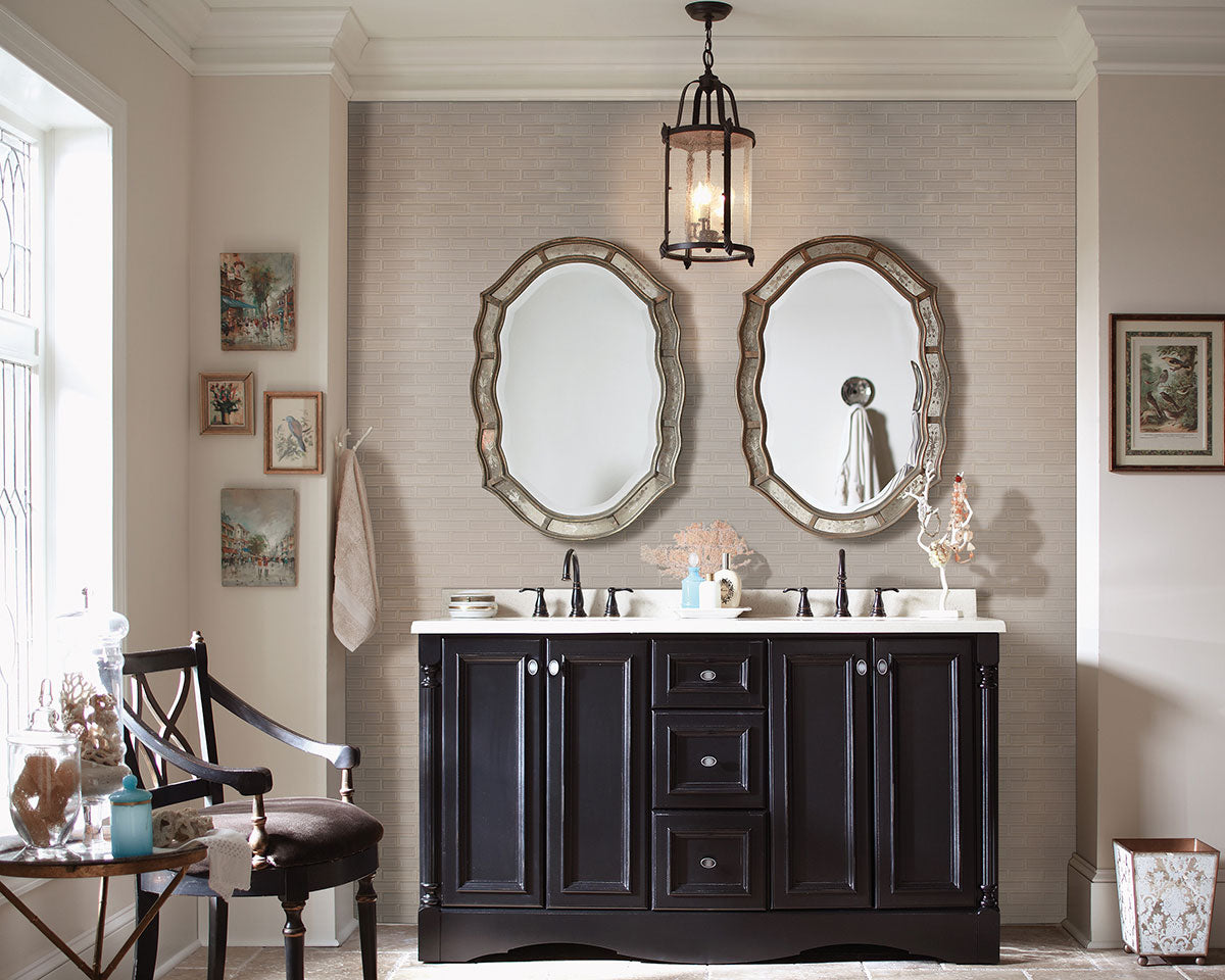 Portico Pearl 2x6 Beveled Ceramic Subway Wall Tiles