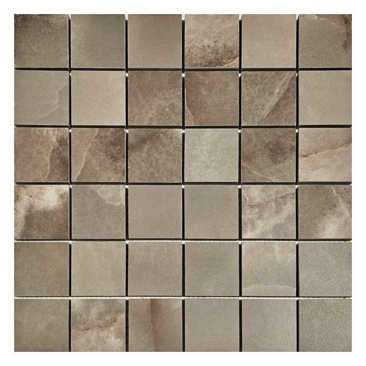 Reves Choco Matte Mosaic Elysium Tiles.