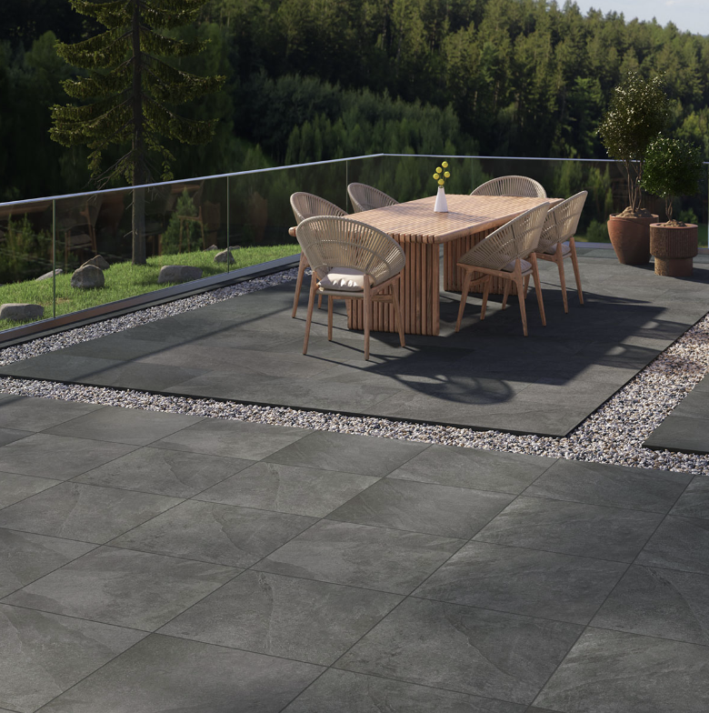 Legions Midnight Montage Arterra Pavers 24" x 24"