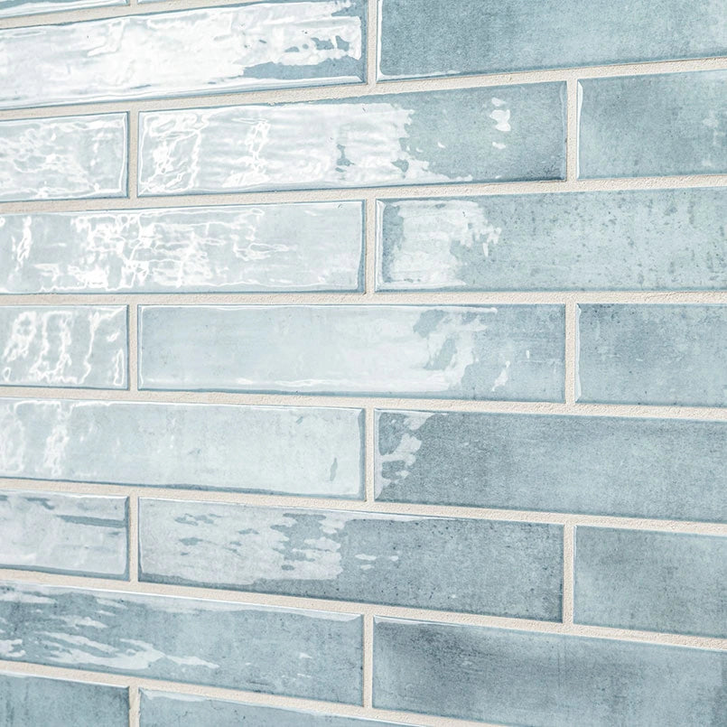 Stella Oceano 2x10 Glossy Ceramic Tile for Bathroom Walls