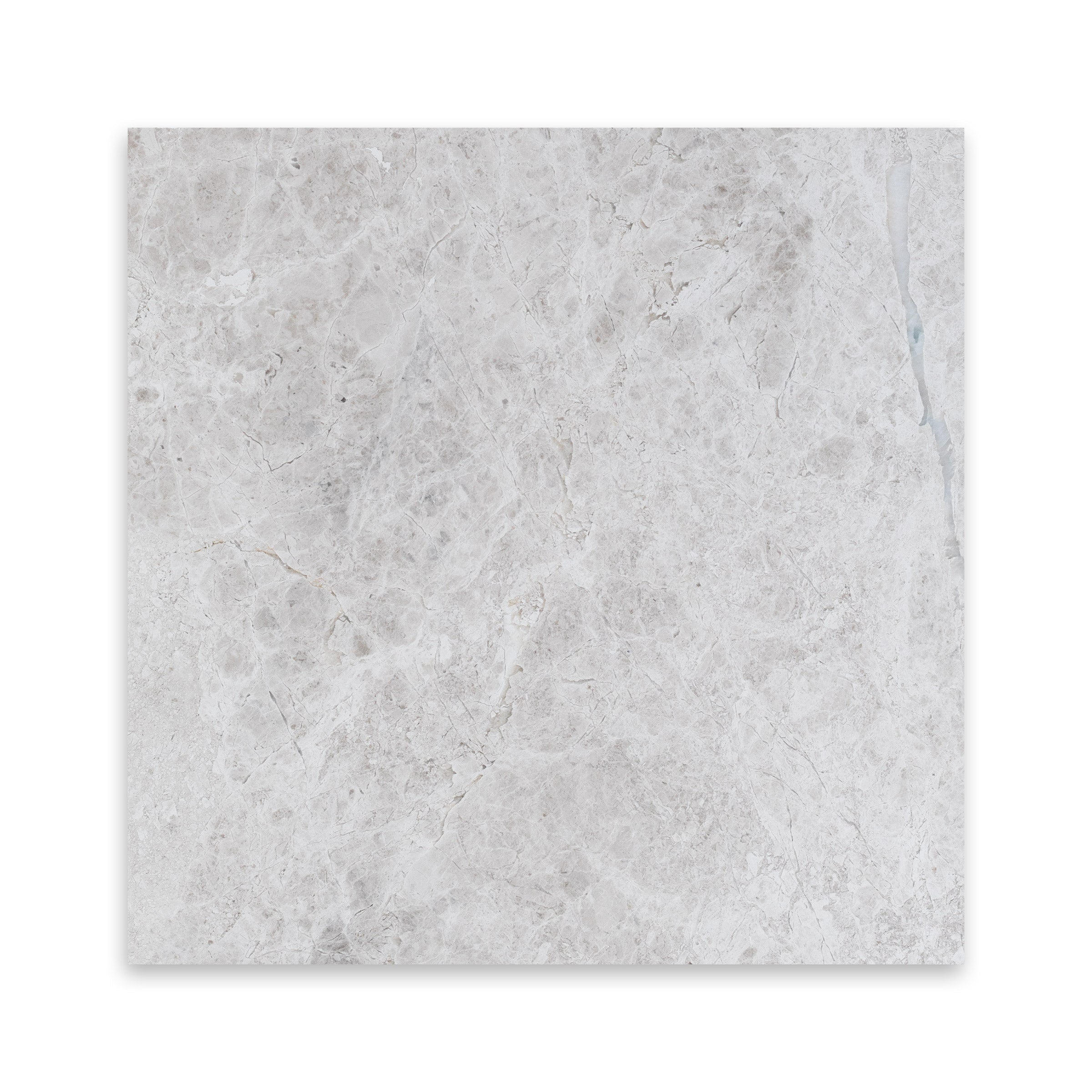 Tundra Grey Honed Marble Tile 18x18