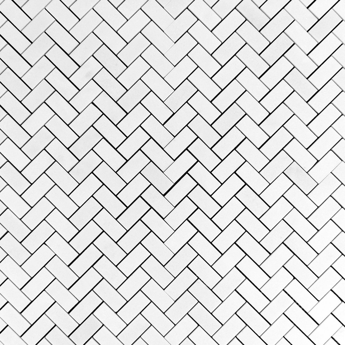 Thassos White Marble Mosaic Tile