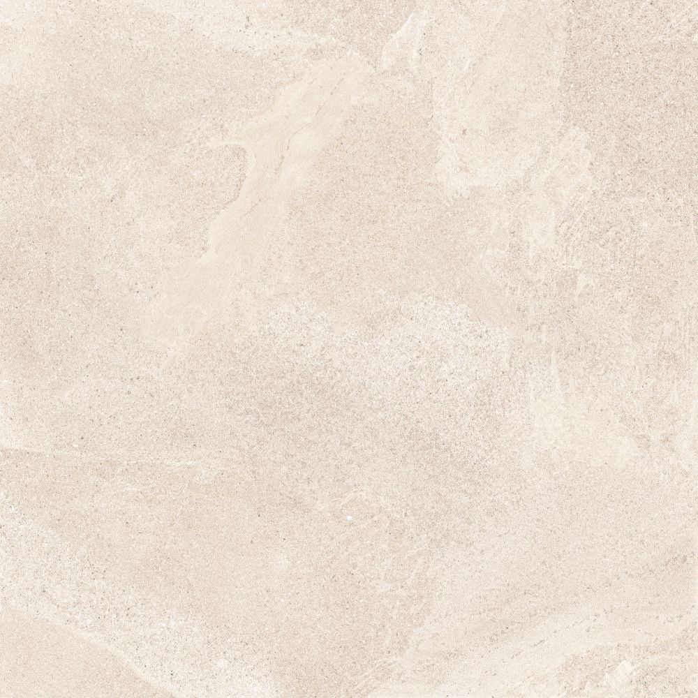 Tune Ivory 48x48 porcelain tile with subtle beige tones and texture.