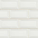 White Glossy 3x6 Beveled Tile