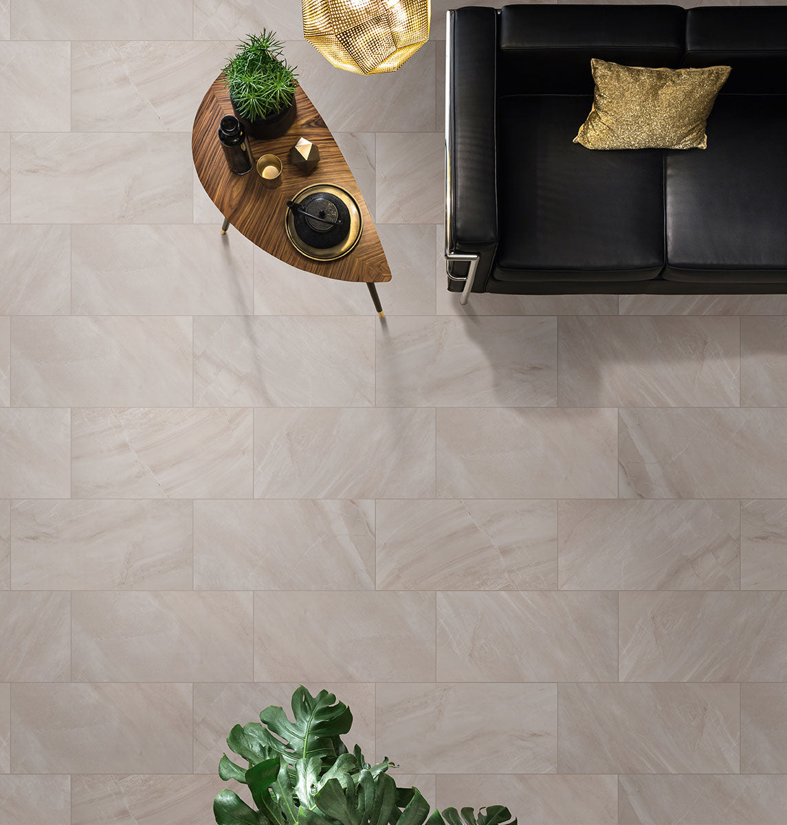 Adella Gris 12x24 Satin Ceramic Tiles for Bathroom Walls
