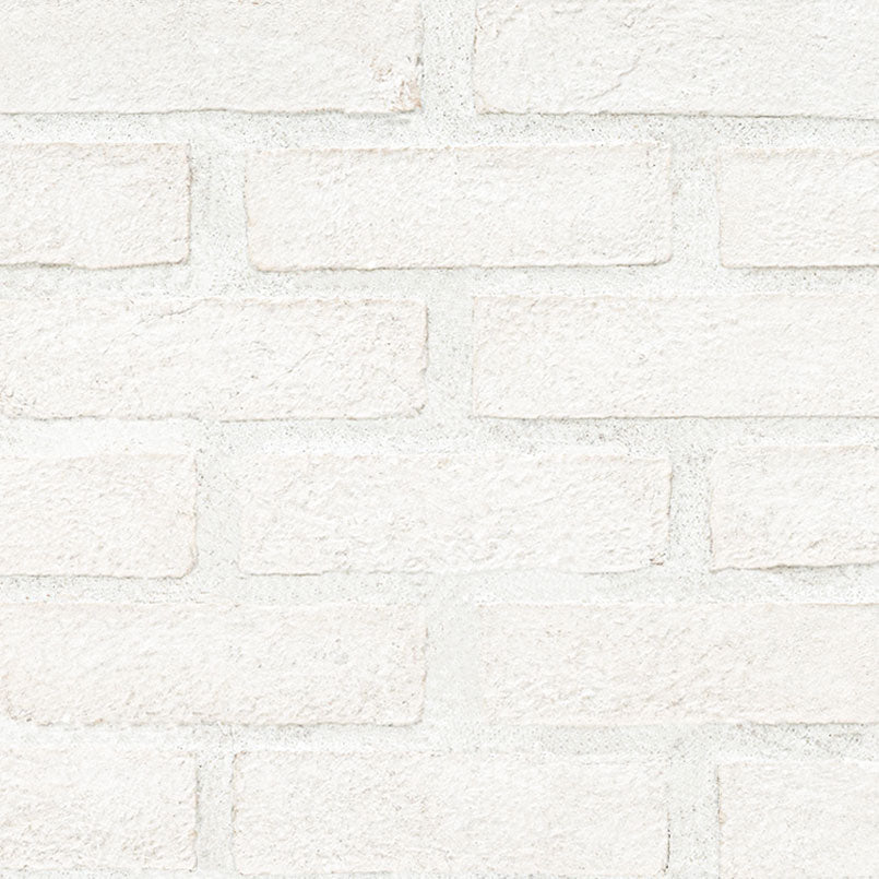 ALPINE WHITE CLAY BRICK HERRINGBONE 2.25X7.5 NATURAL  - 2.25x10.75