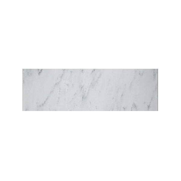 White Carrara Polished Marble.